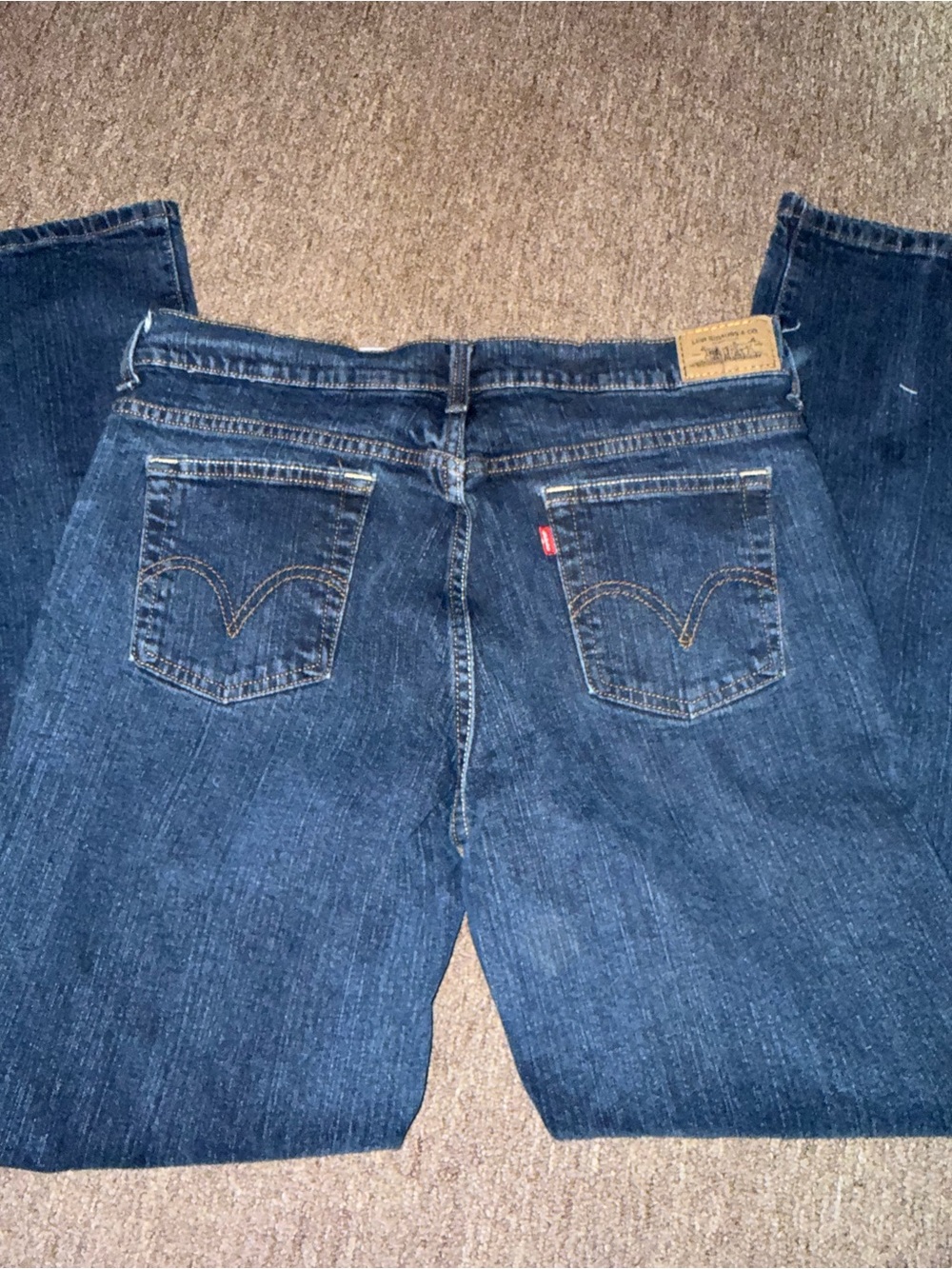 Levi's Dark Blue Denim Jeans - Classic Back Pocket size 12